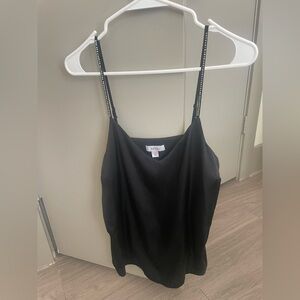 Nicole Miller Black Camisole Top
